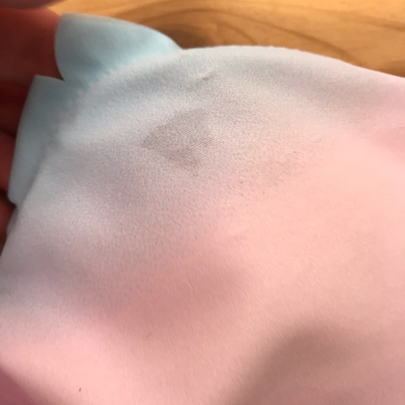 NWT boohoo Panama Ombre Scallop Bandeau Bikini top - Picture 3 of 6